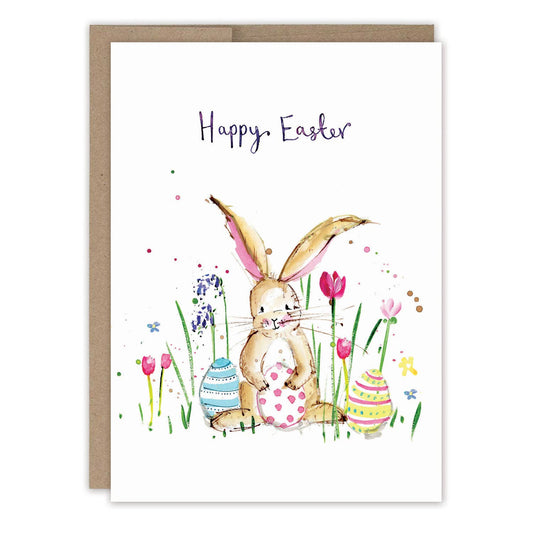 Bunny Happy Easter Card