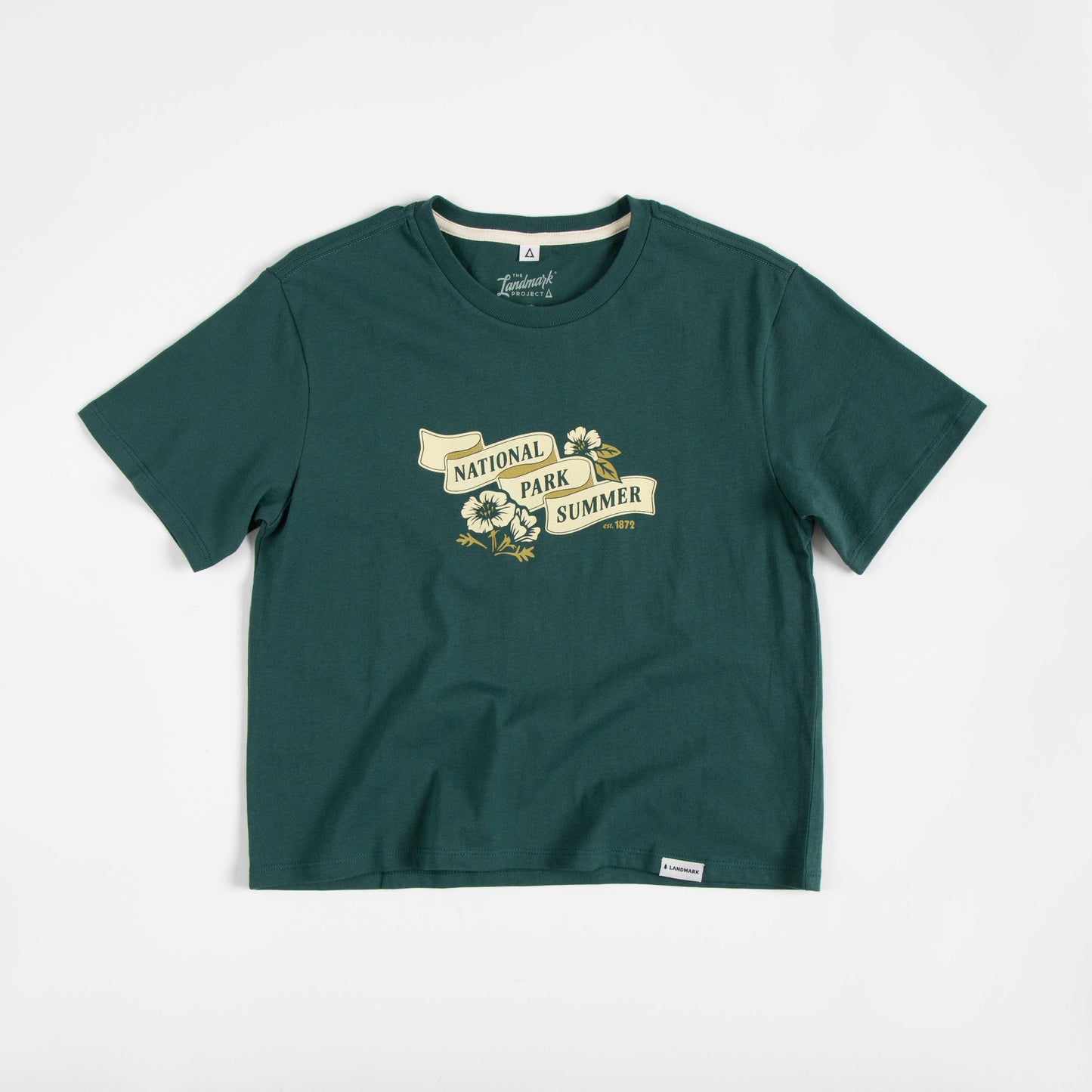 National Park Summer Women's Short Sleeve Boxy Tee