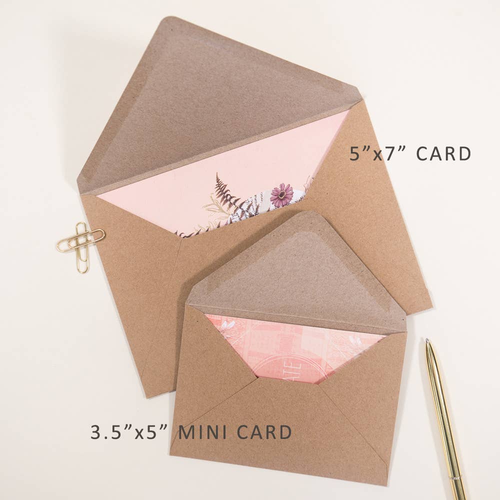 Mini Card - Pansy Love