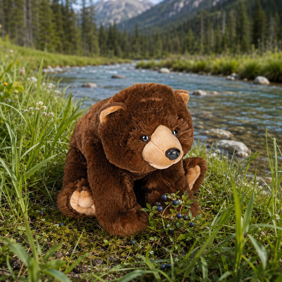 CK Brown Bear Stuffed Animal 12"