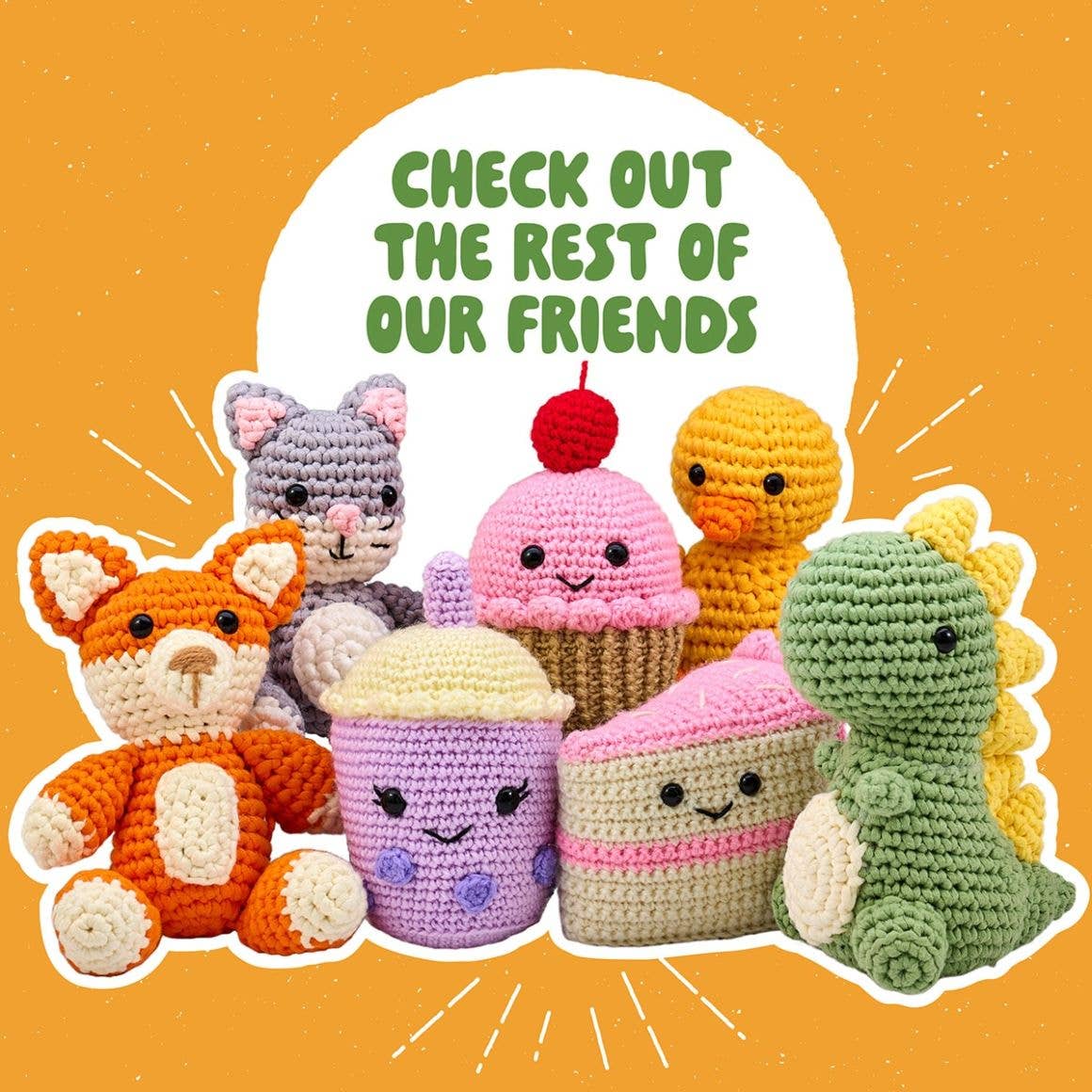 Bucilla Amigurumi Crochet Kit - Sarah the Boba Tea