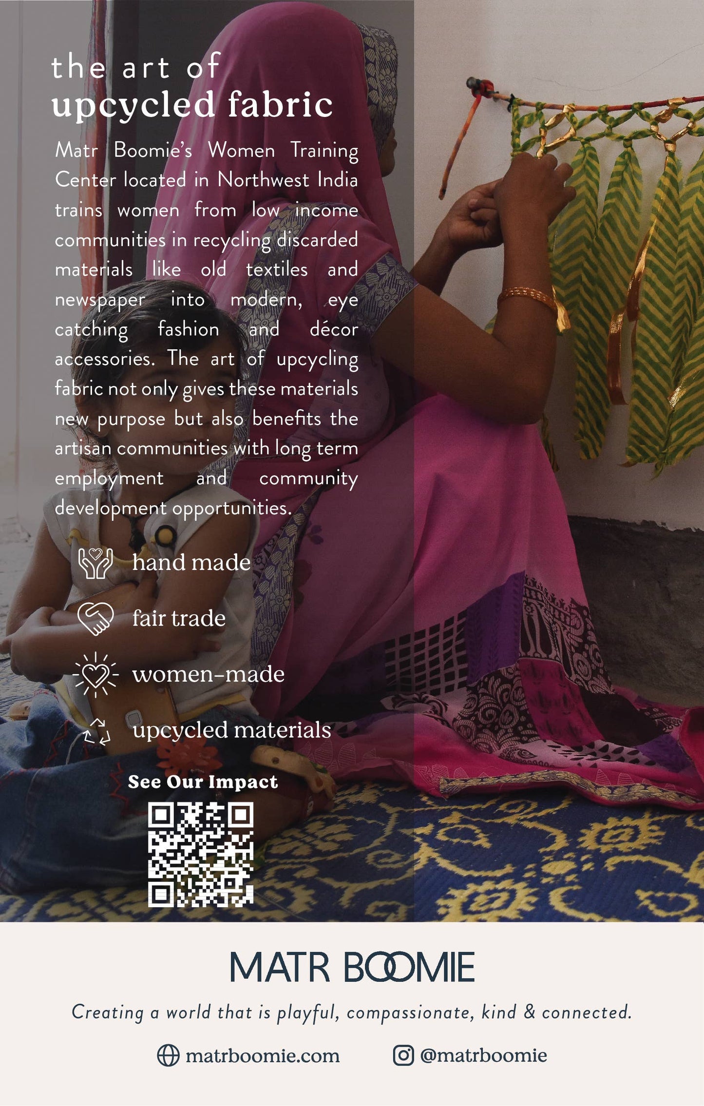 Sari Gift Wrap/Scarf – Assorted Upcycled Fabric