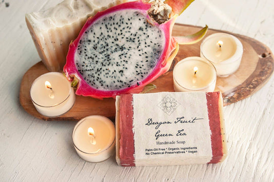 Dragon Fruit Green Tea Organic Soap