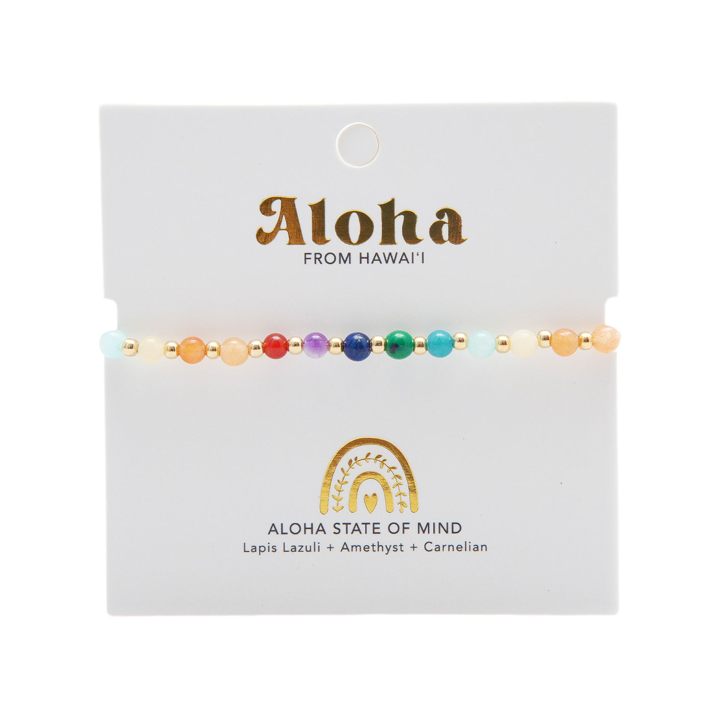 Aloha State of Mind 4mm Hawaii Healing Bracelet