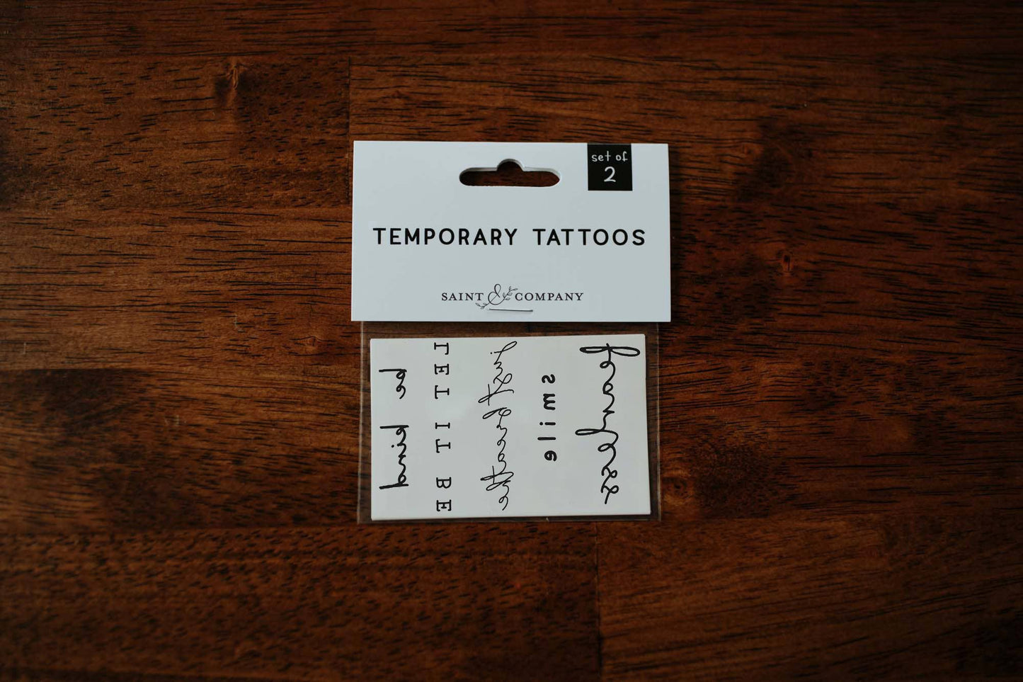 Self Love Affirmation Temporary Tattoos