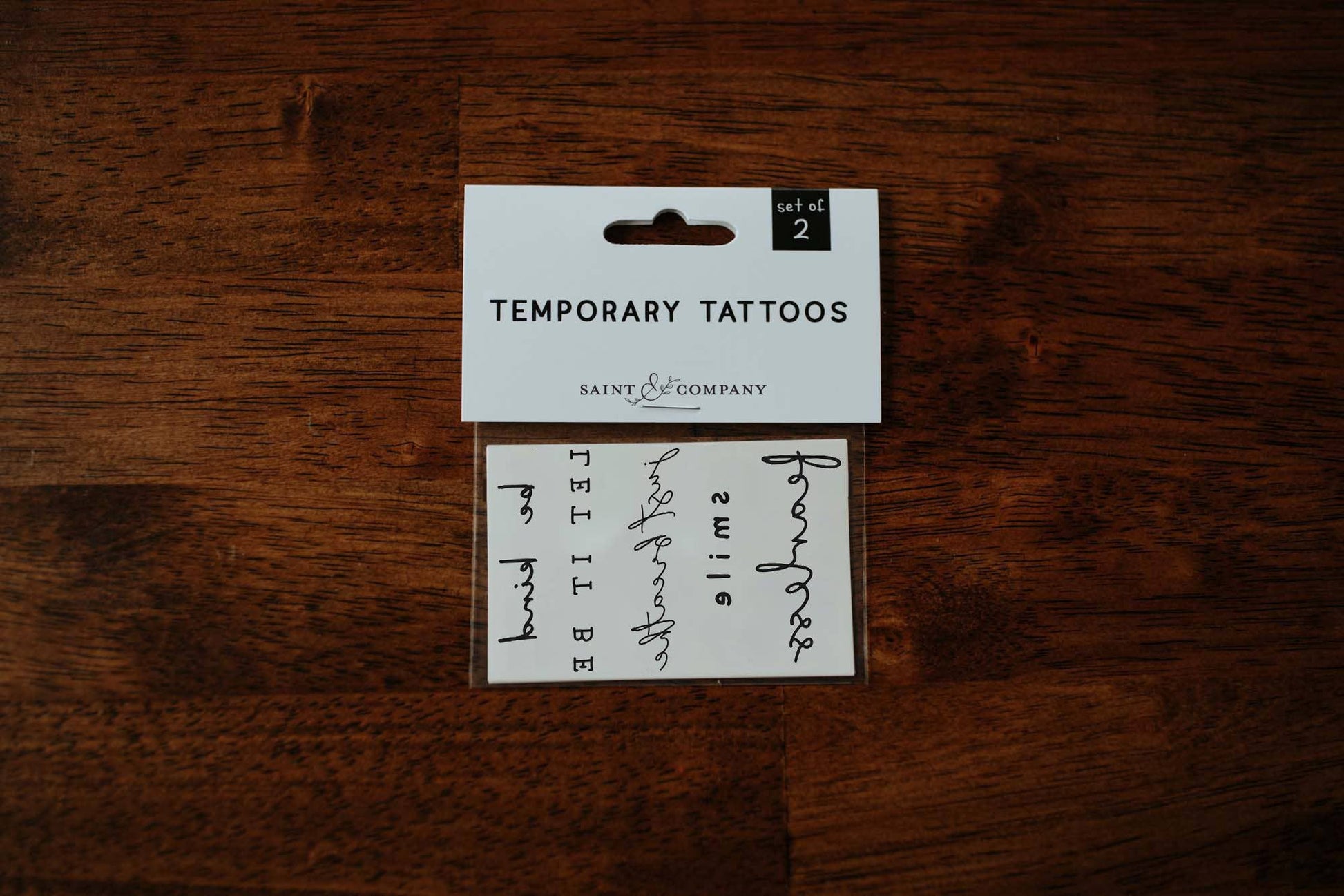 Self Love Affirmation Temporary Tattoos