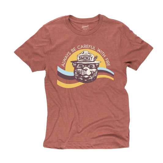 Smokey Vibes Tee: Red Rocks, L