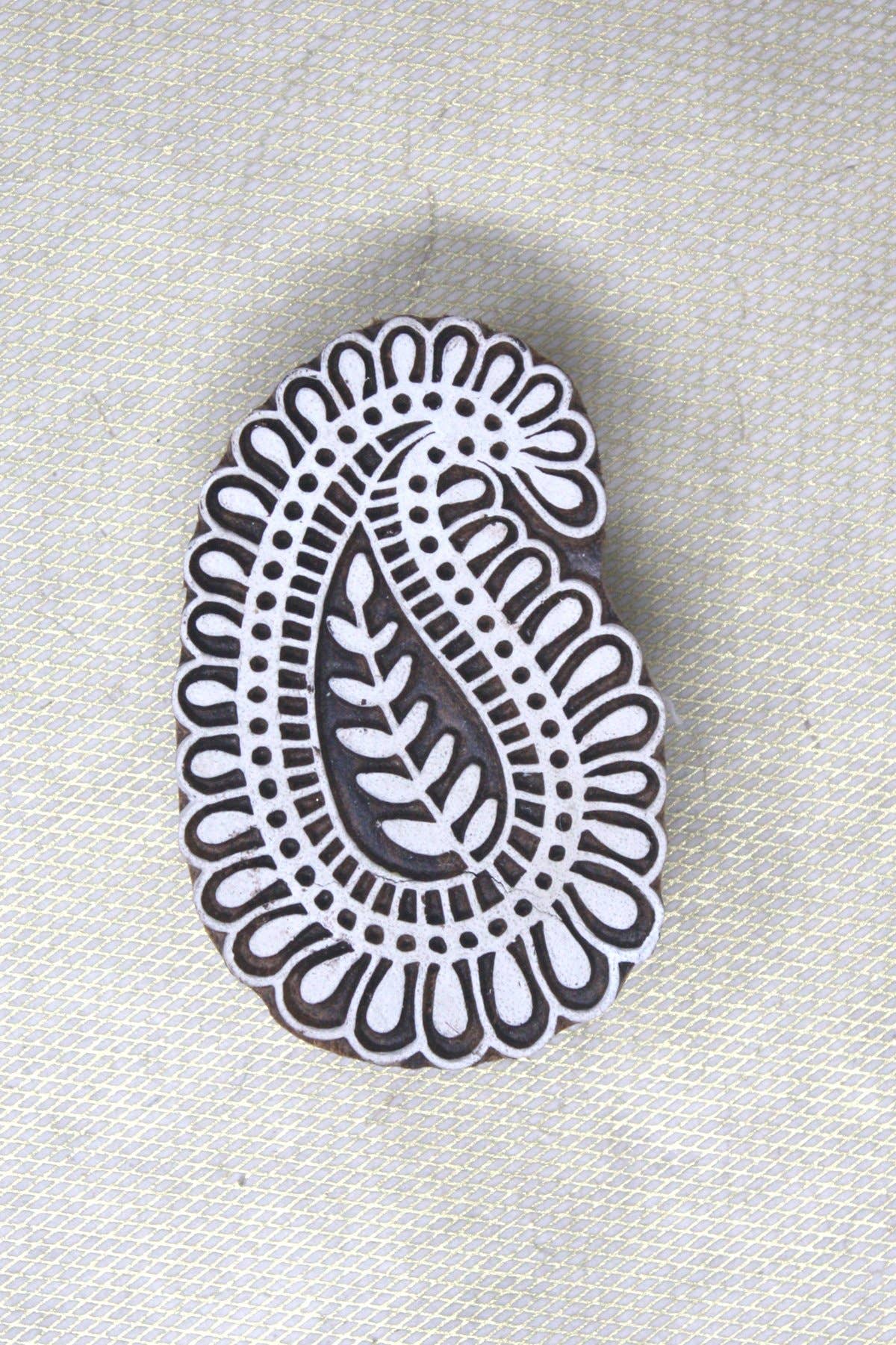 Hand-Carved Textile Block