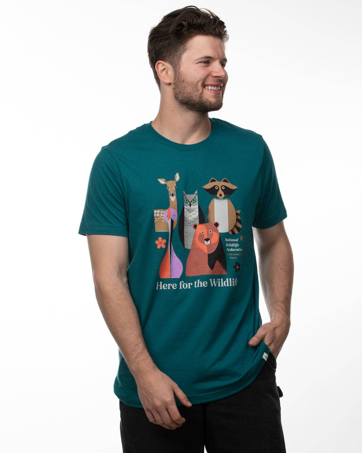 Here for the Wildlife Tee: Dune, M