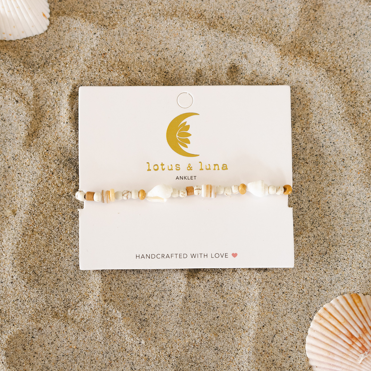 Tybee Beachcomber Shell Anklet