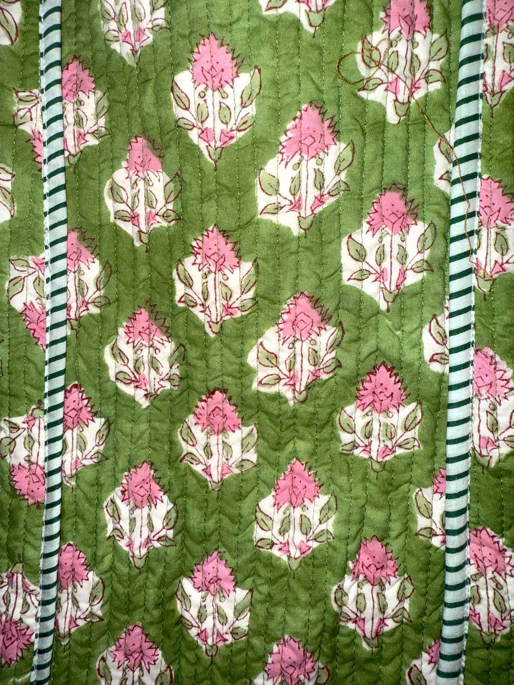 Reversible Quilted Block Printed Beach Bag Regular