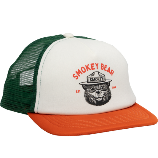 Smokey Junior Varsity Foam Trucker Hat (Youth): Cream