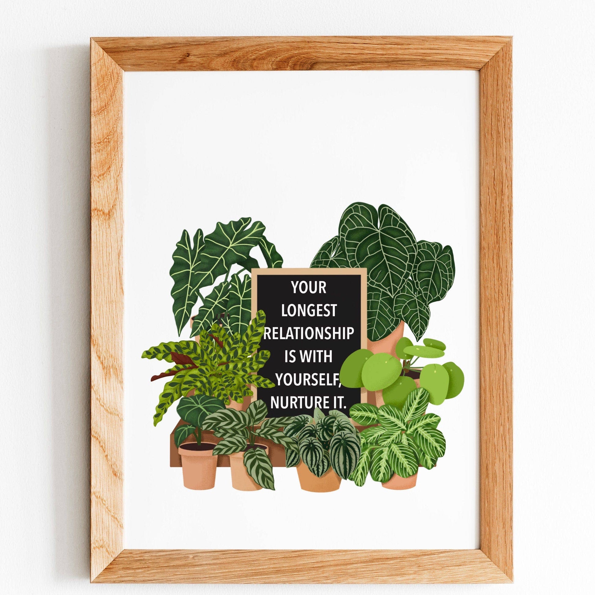 Nurture Your Relationship with Yourself Print: 8x10