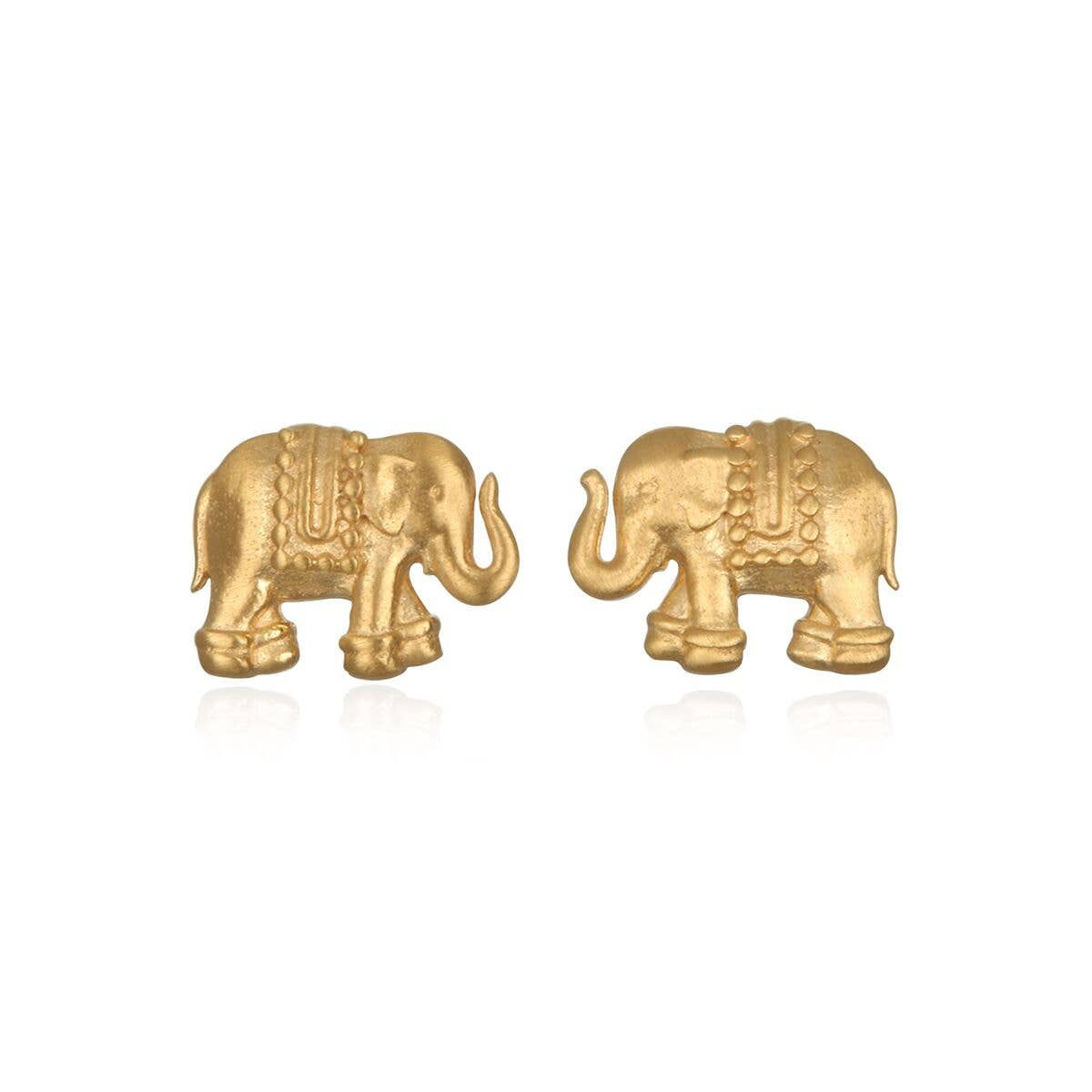 Elephant Stud Earrings