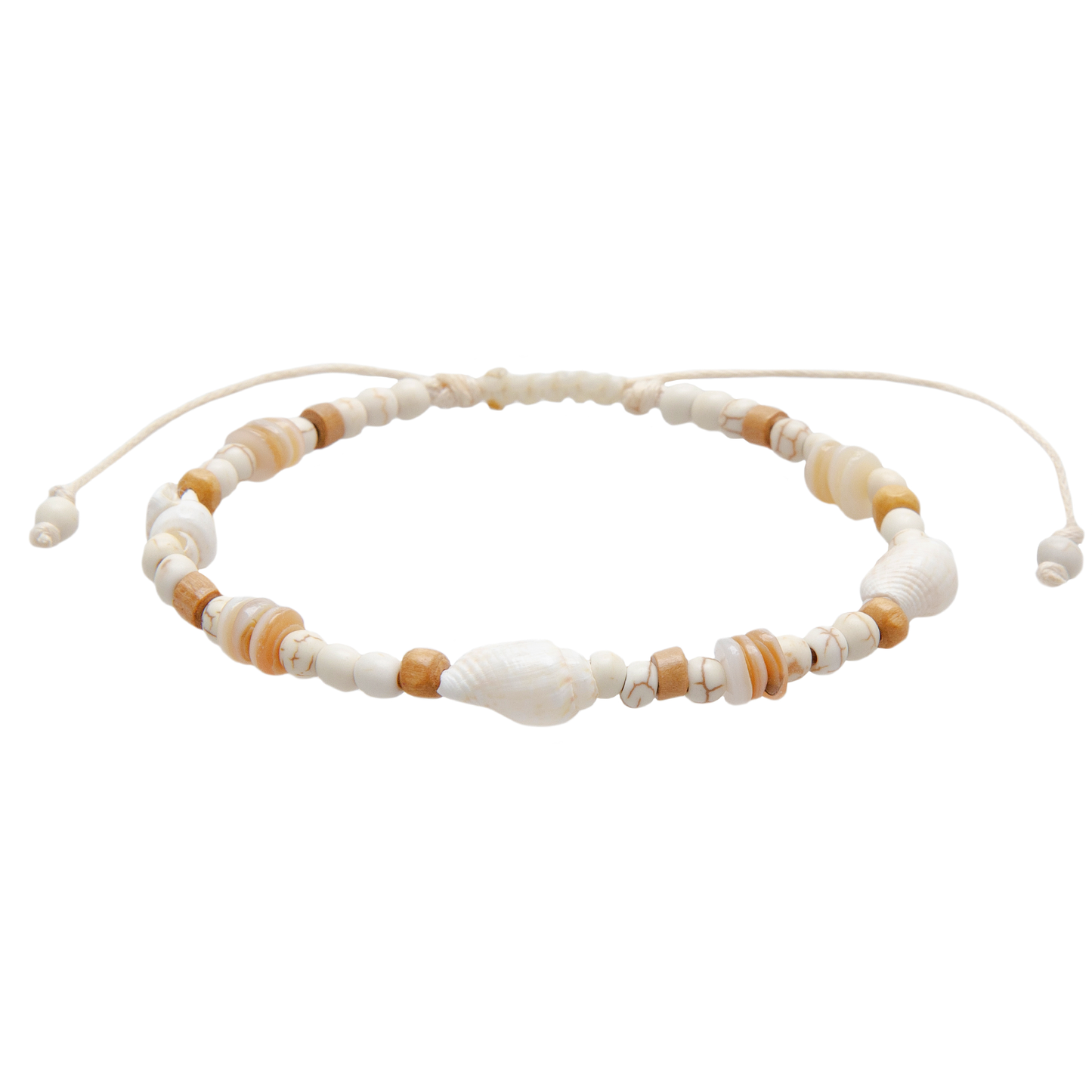 Tybee Beachcomber Shell Anklet