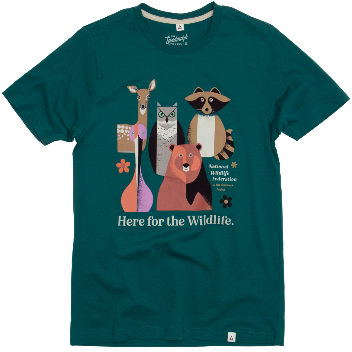 Here for the Wildlife Tee: Dune, M