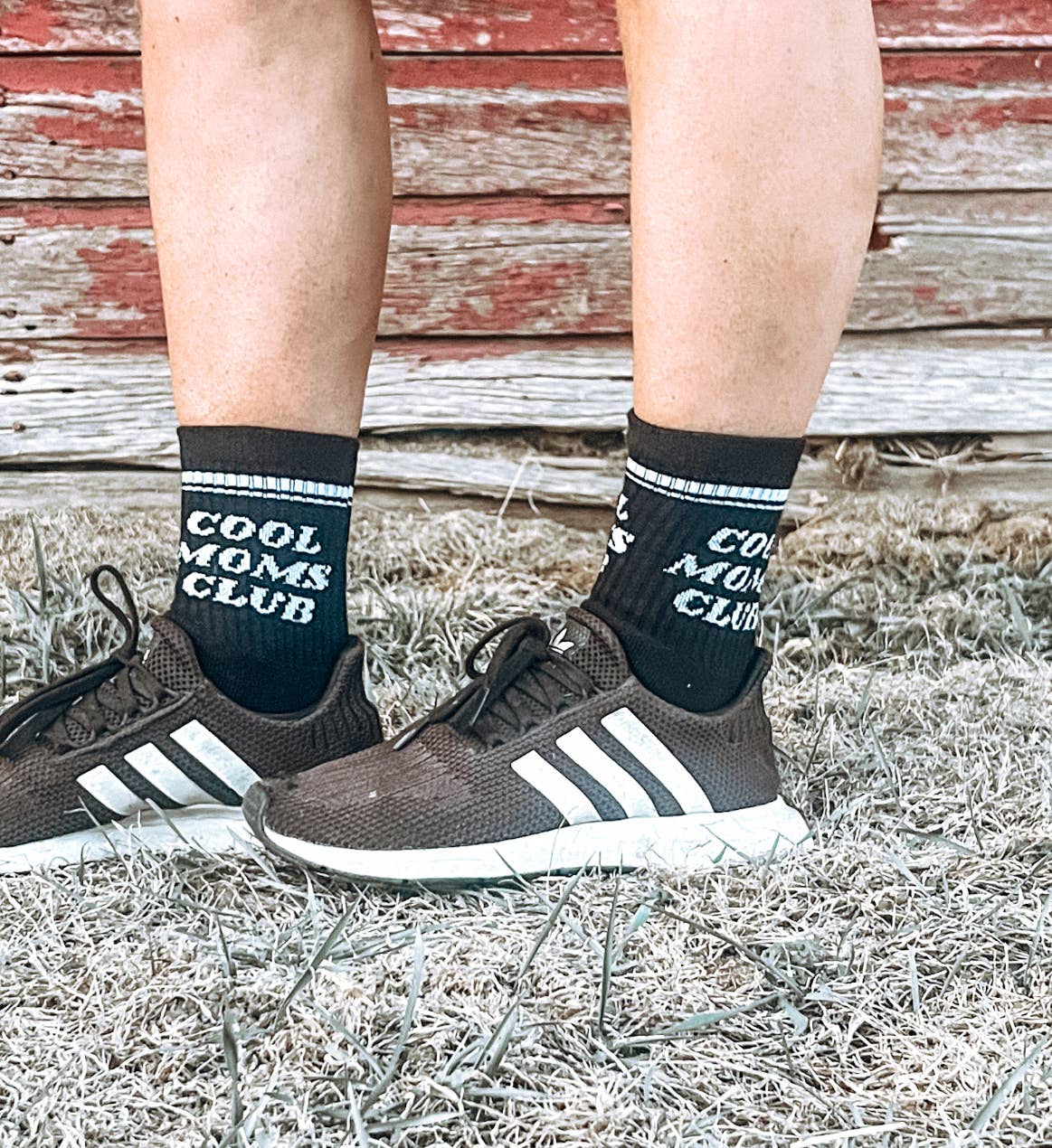 Cool Moms Club Socks: White