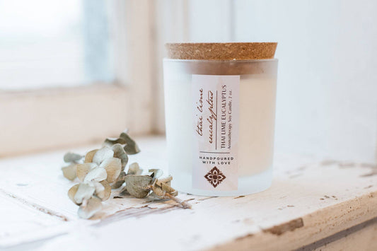 Thai Lime Eucalyptus Aromatherapy Candle, 7 oz.